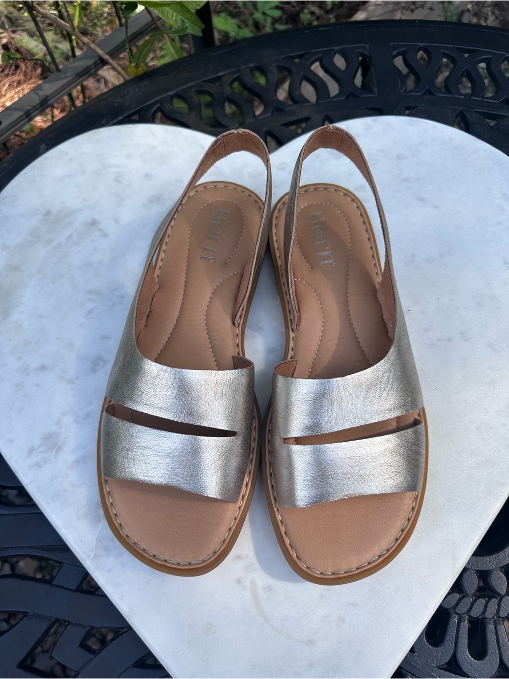 Born Pewter Sandals